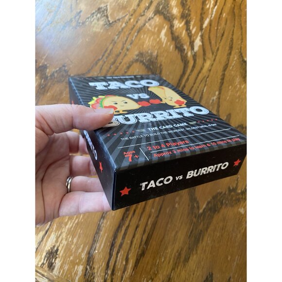 Taco Vs Burrito Card Game 2-4 Players Age 7+ Hot Taco Strategy & Fun Innova - Picture 5 of 5